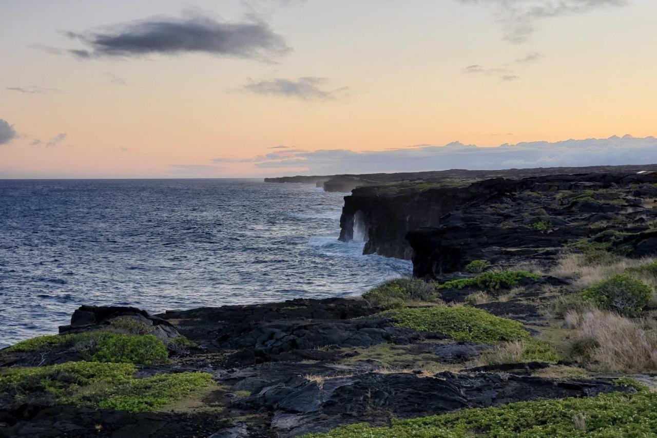 The Aloha Green House Retreat With Ocean Views! Naalehu المظهر الخارجي الصورة