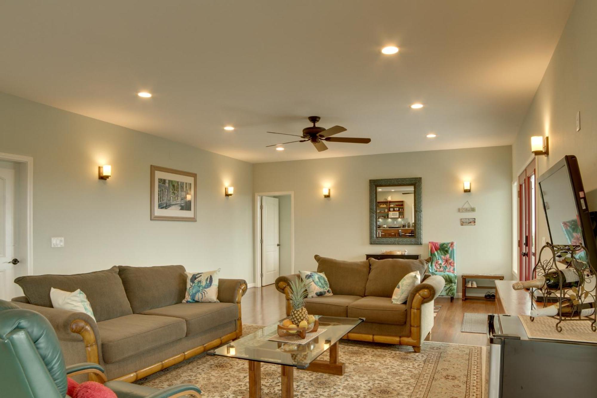 The Aloha Green House Retreat With Ocean Views! Naalehu المظهر الخارجي الصورة